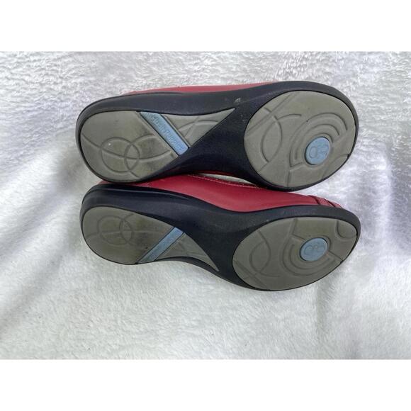 Hush Puppies Women's Size 9.5 EW Slip On Loafers, Red - Picture 10 of 10